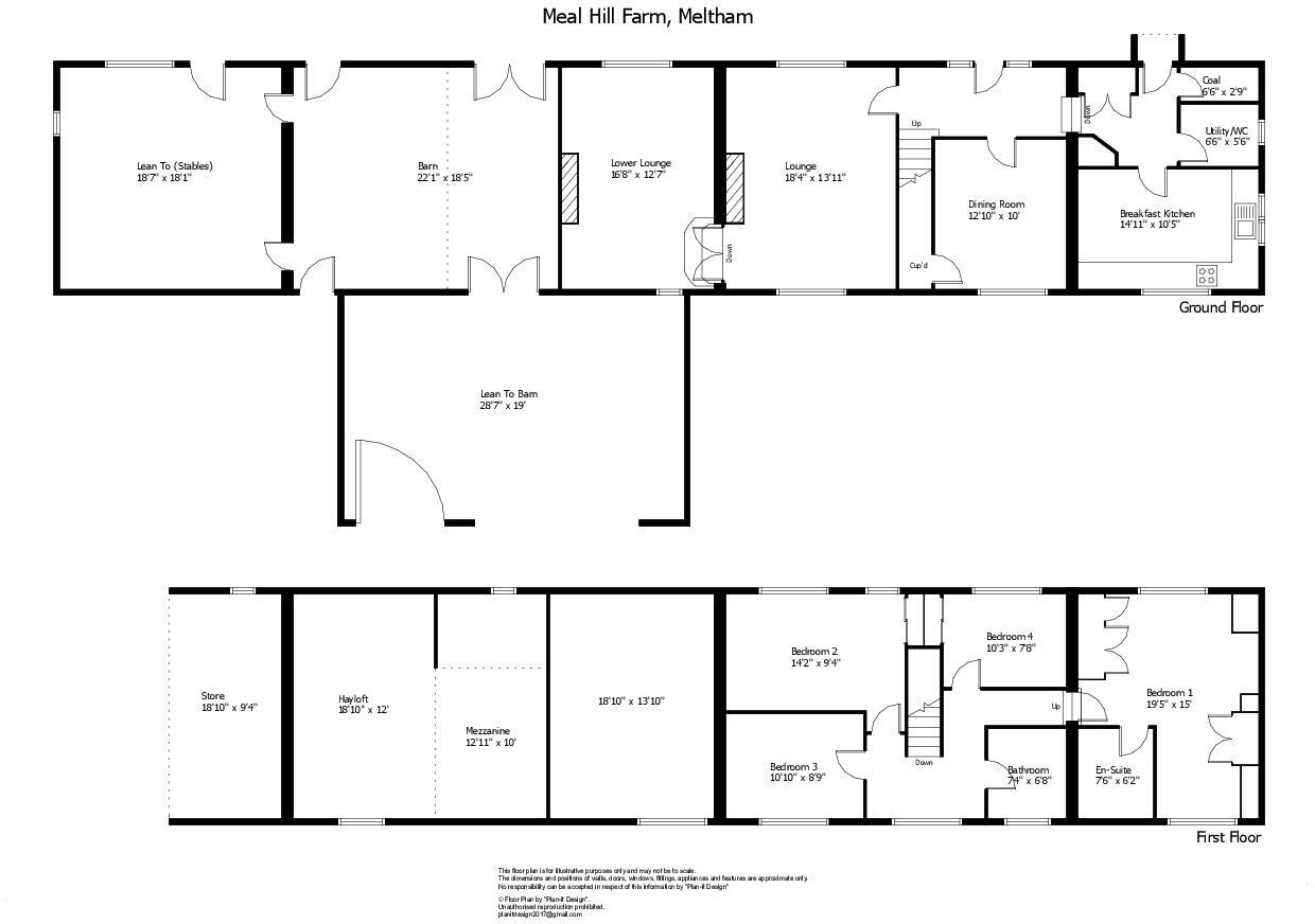 Netherthong Road, Meltham, Holmfirth, HD9 floorplan