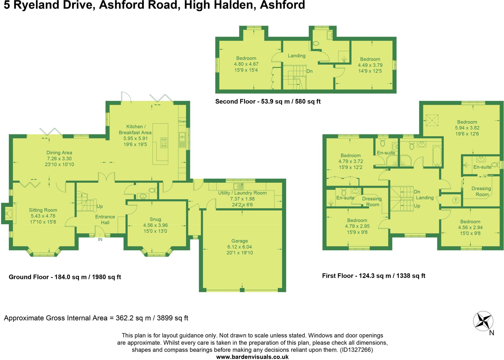 Ryeland Drive, High Halden floorplan