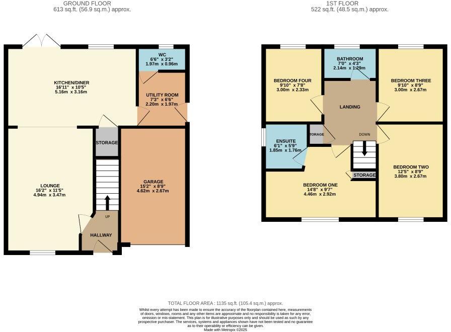 Starling Drive, Derriford floorplan