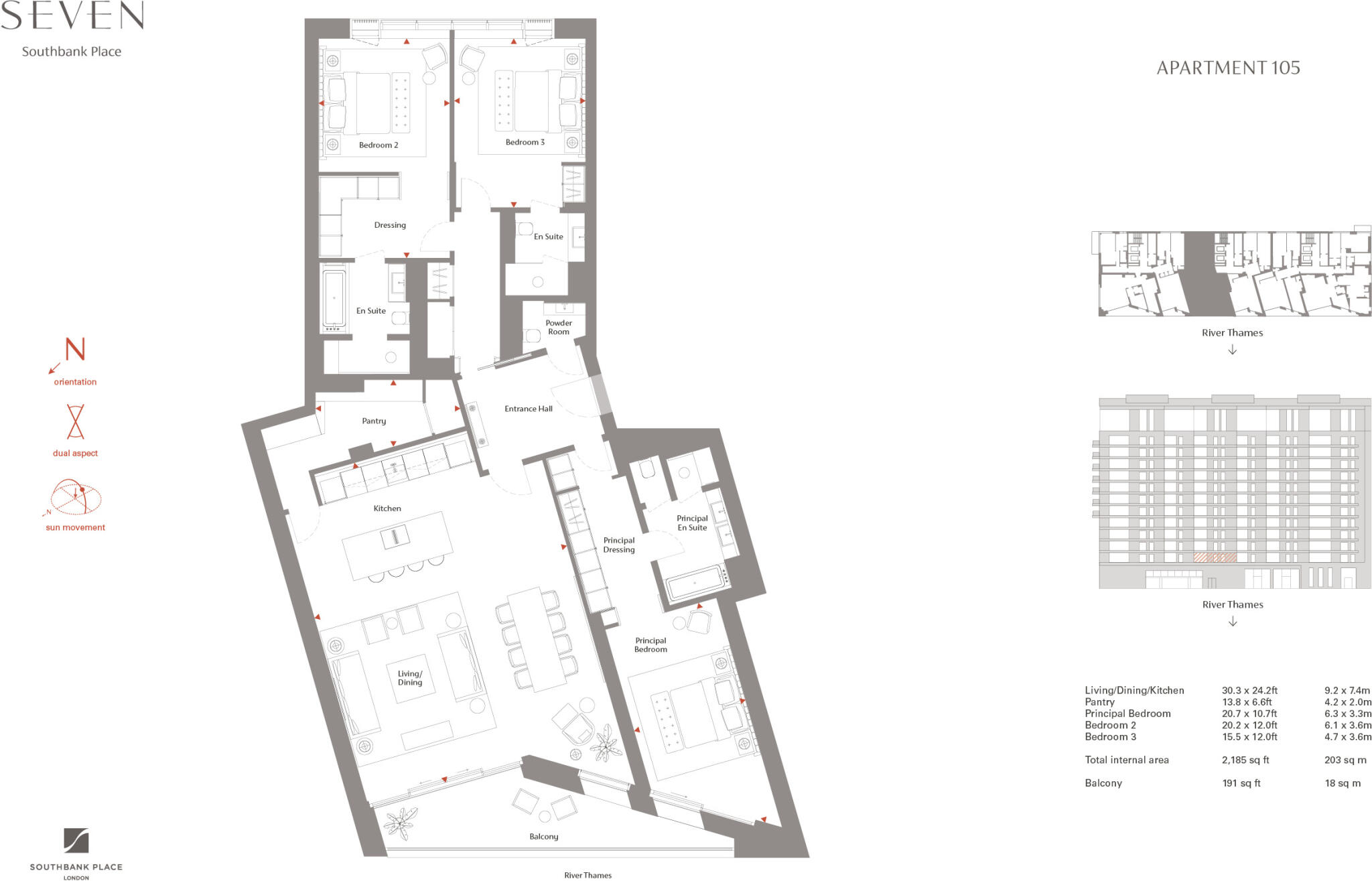 SEVEN, Southbank Place, SE1 floorplan