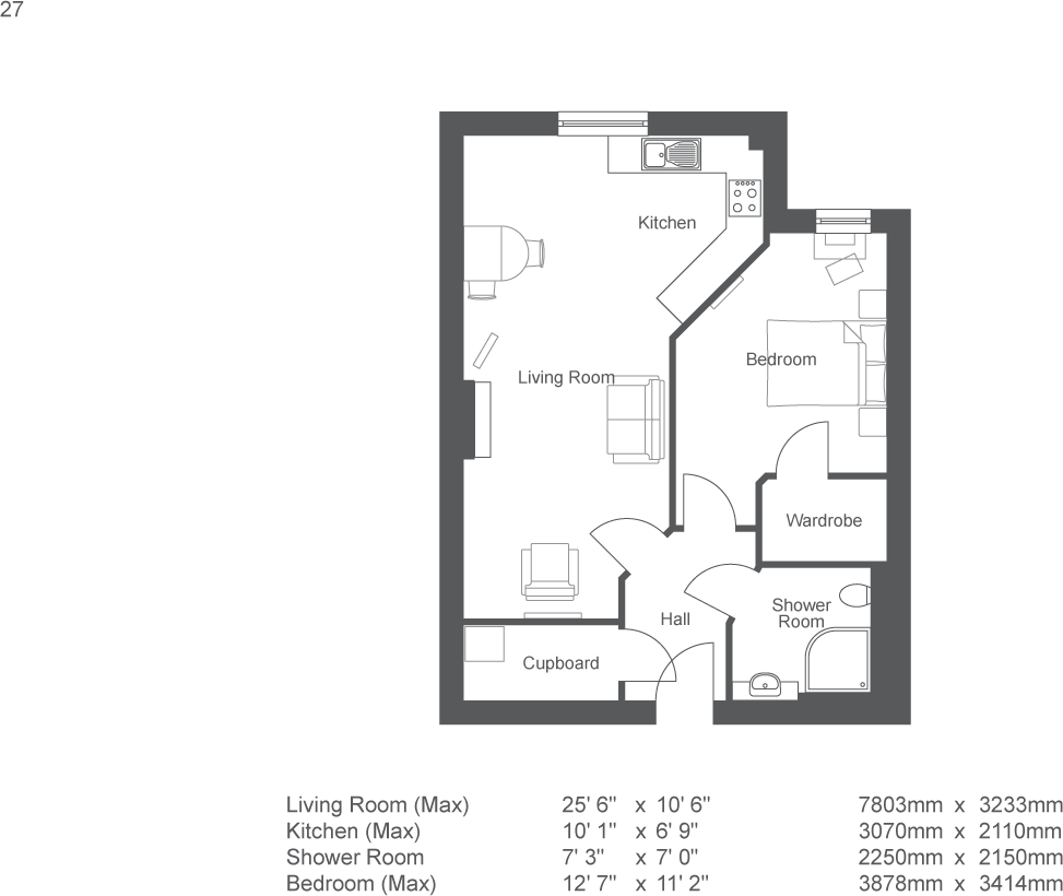 Fosseway,
Stow On The Wold,
GL54 1FF
 floorplan