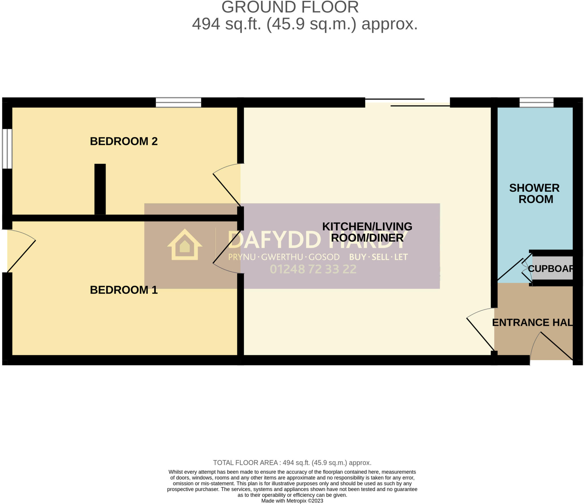 Llangaffo, Gaerwen, Isle of Anglesey, LL60 floorplan