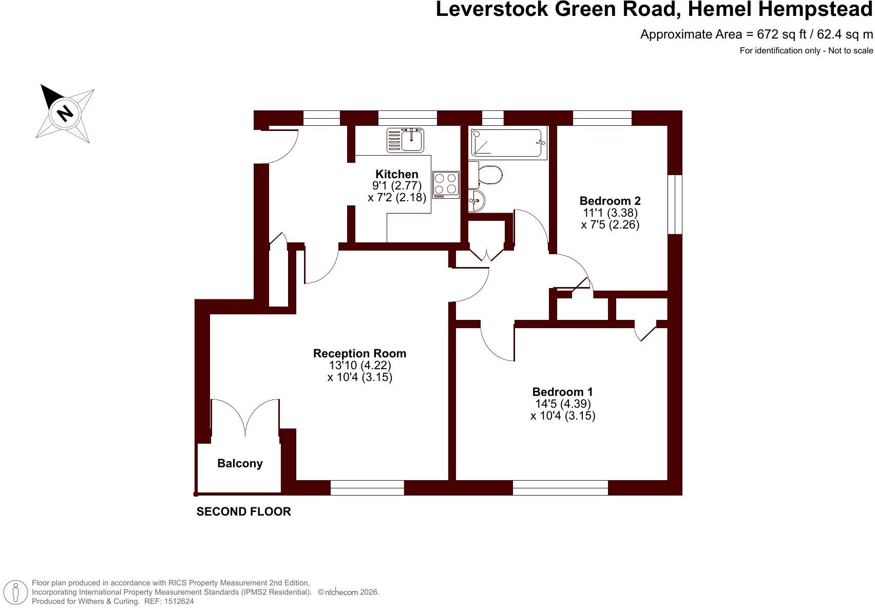 Leverstock Green Road, Hemel Hempstead, Hertfordshire floorplan