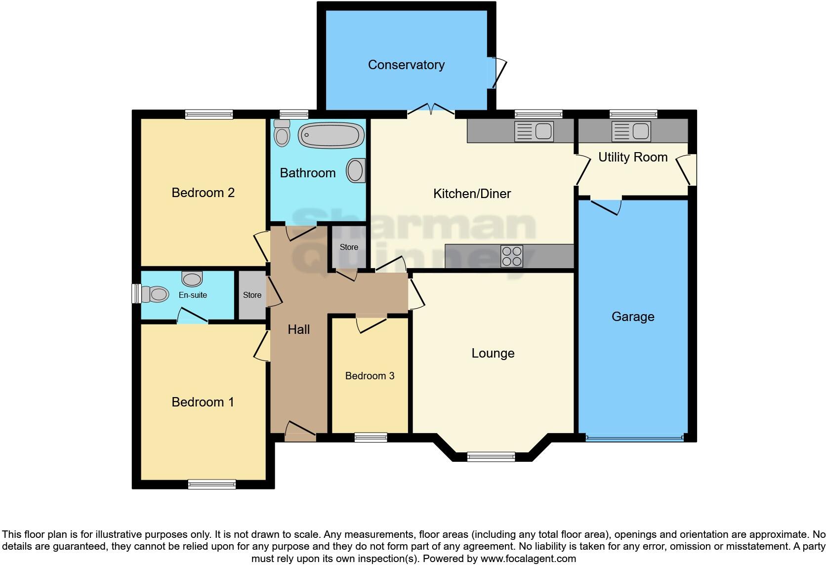 Back Road, Murrow, Wisbech floorplan