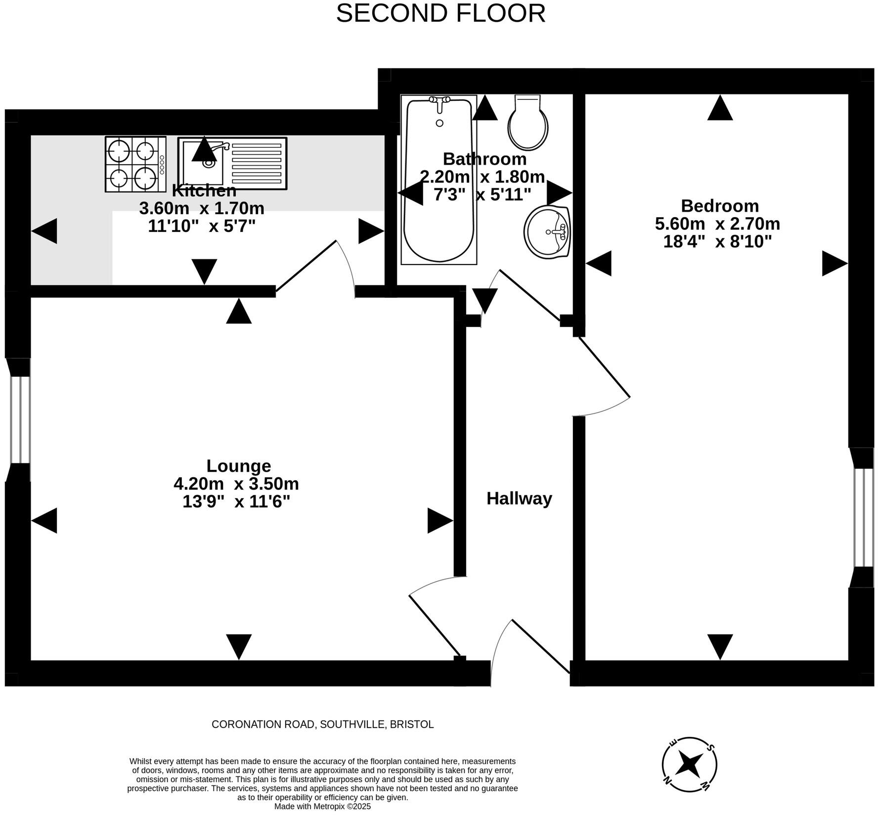 Coronation Road, Southville, Bristol floorplan