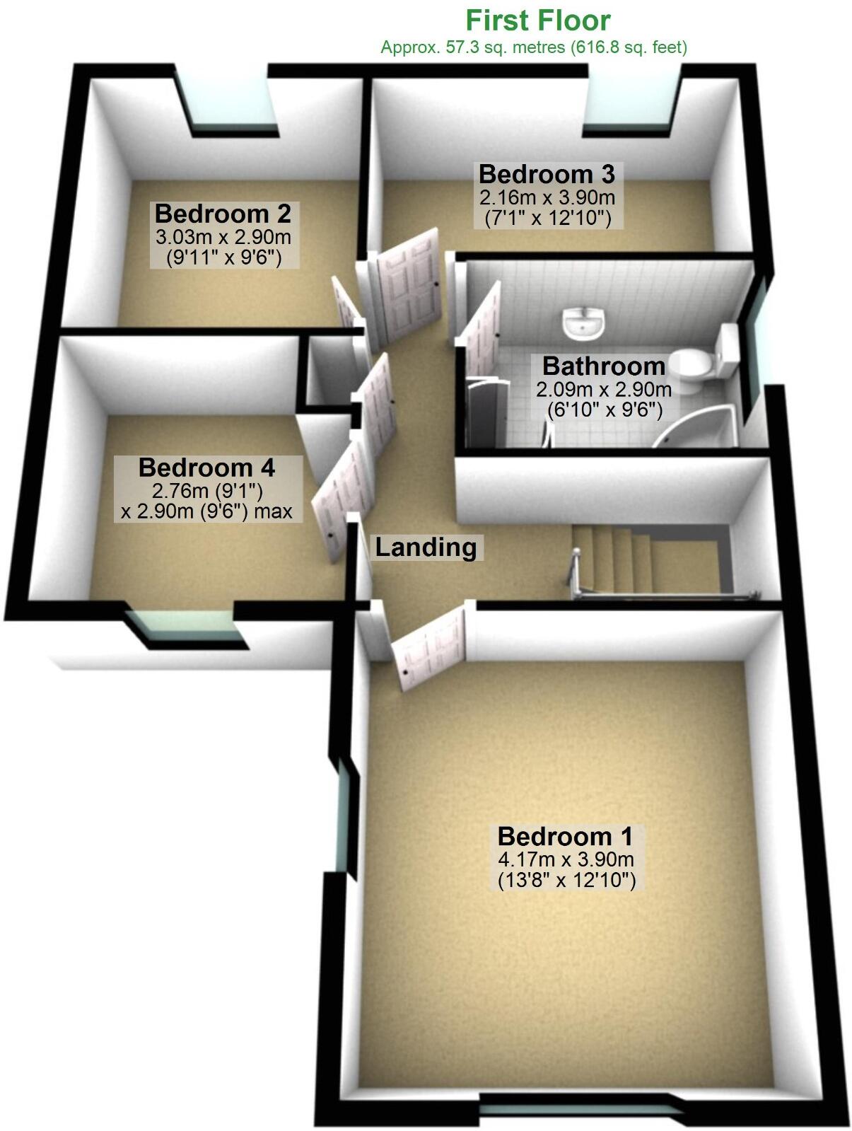 Sunnybank House, Preston Road, Grimsargh,  Lancashire, PR2 floorplan
