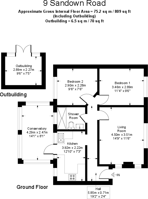 Sandown Road, Benfleet floorplan