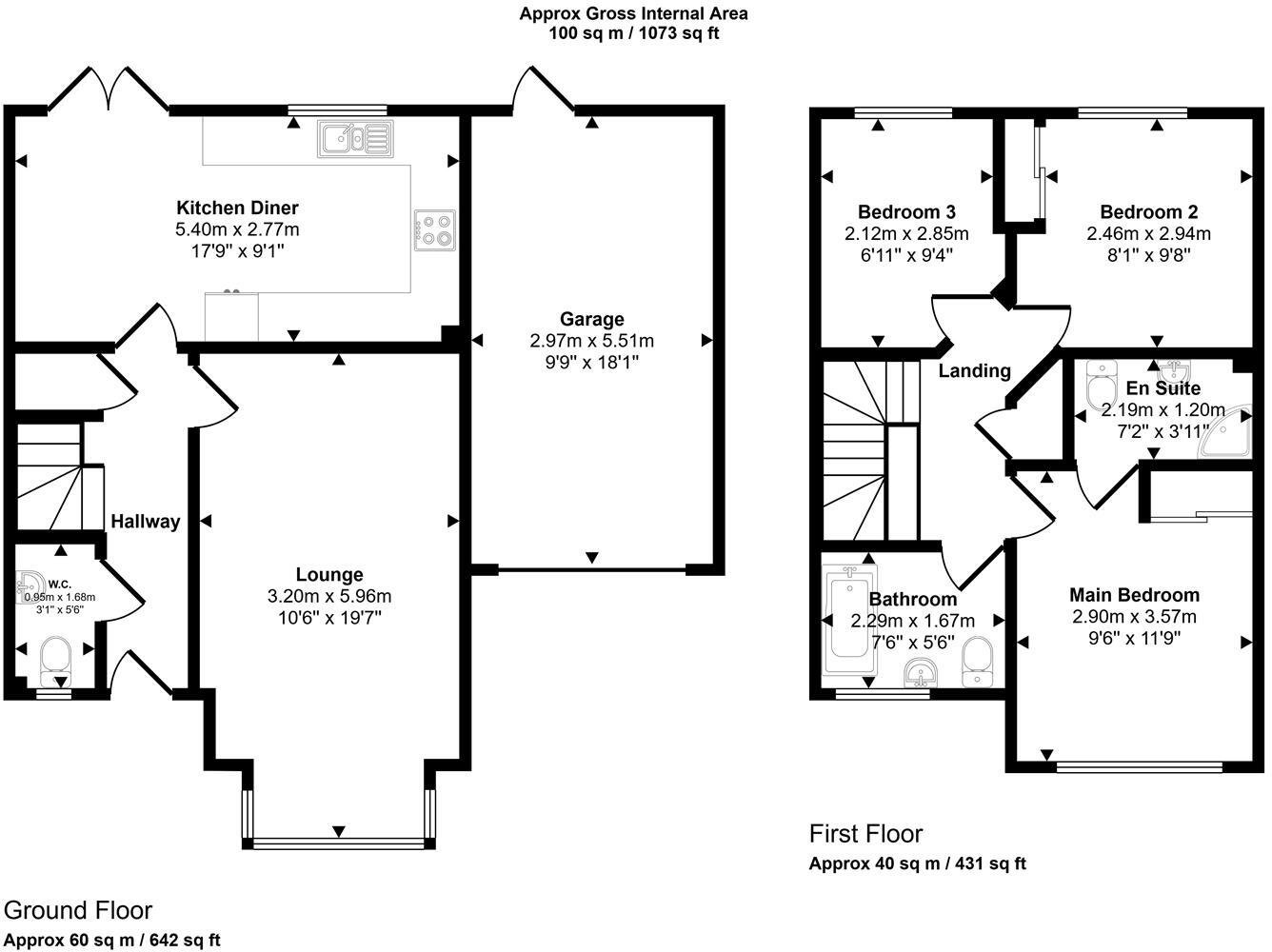 16 Hill Croft Gardens, Wolverhampton floorplan