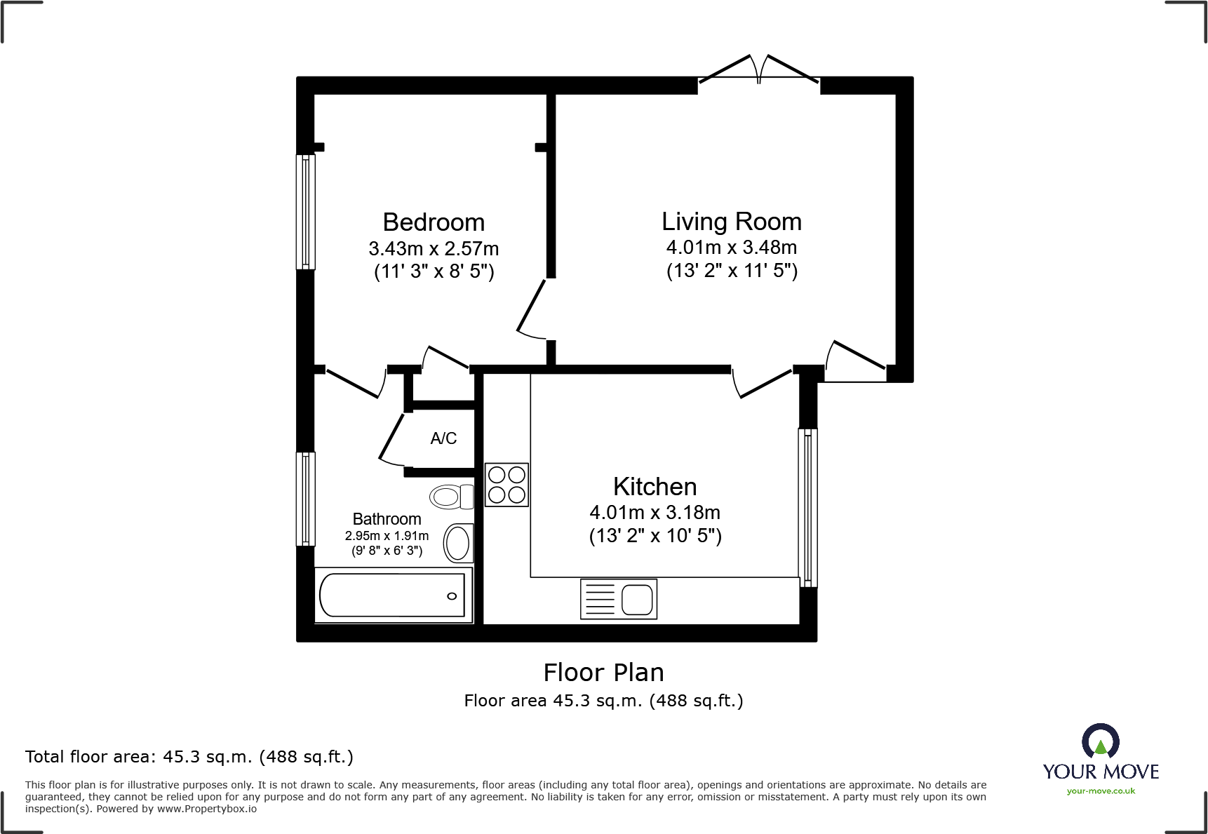 Mill Close, Newton Abbot, Devon, TQ12 floorplan