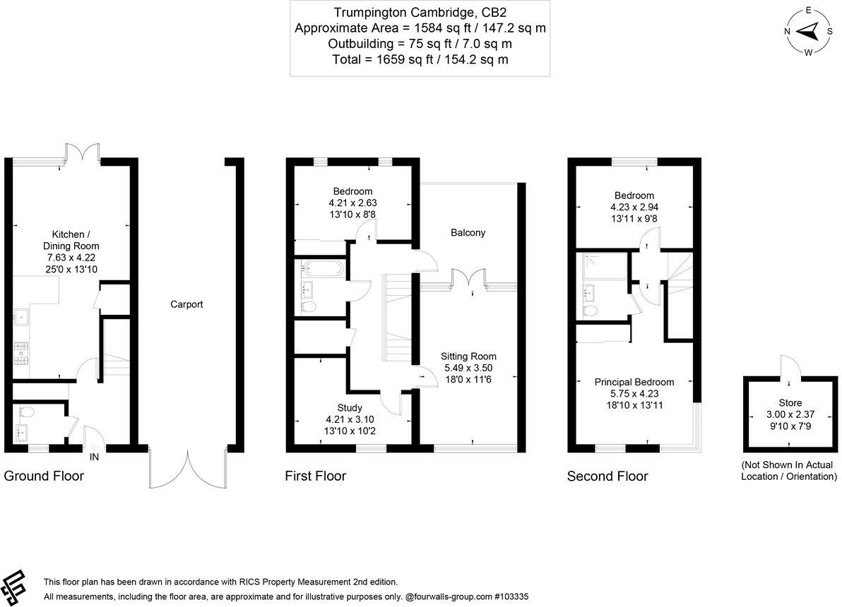 Windmill Drive, Trumpington, Cambridge, CB2 floorplan