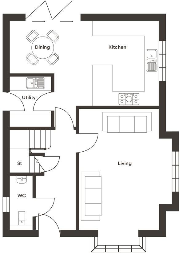 The Buckingham, Shuttlewood Road, Bolsover floorplan