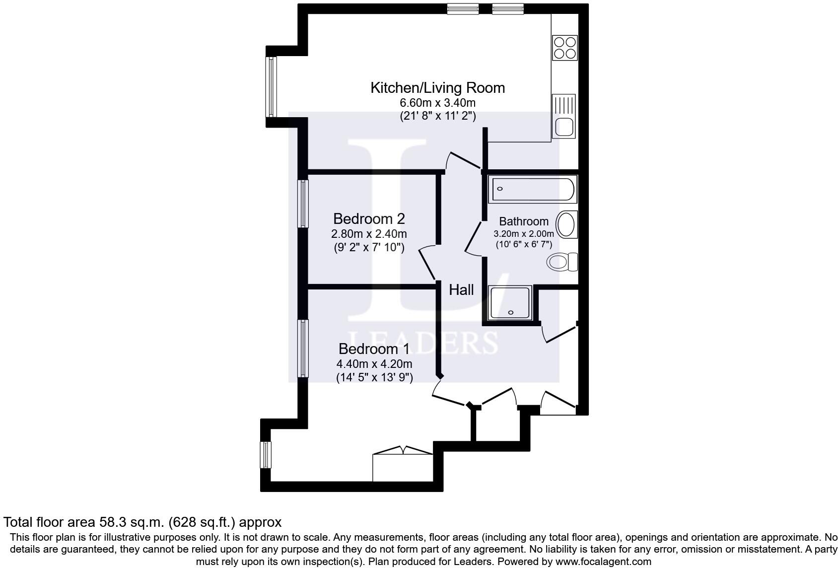 Manchester, M12 floorplan
