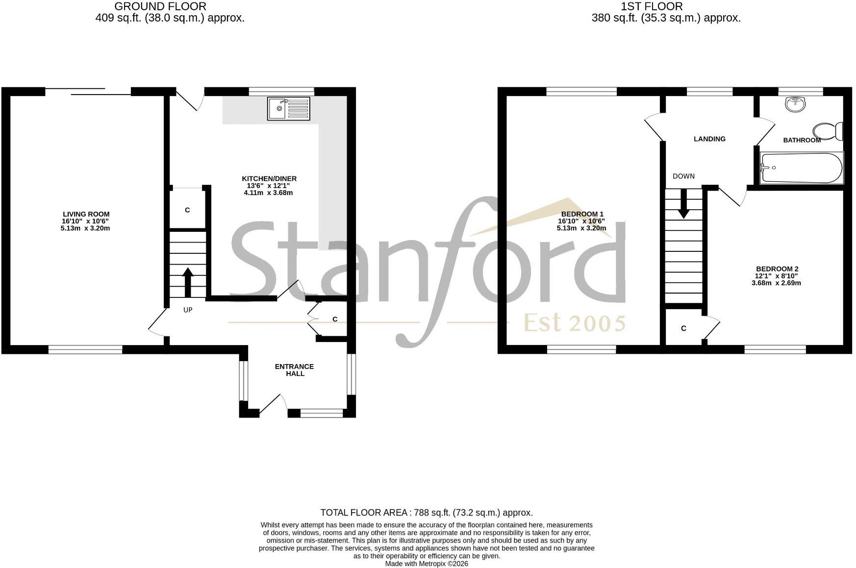 Hinkler Road, Southampton, Hampshire, SO19 floorplan