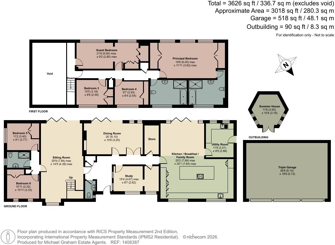 Church End, Kempston, Bedfordshire, MK43 floorplan