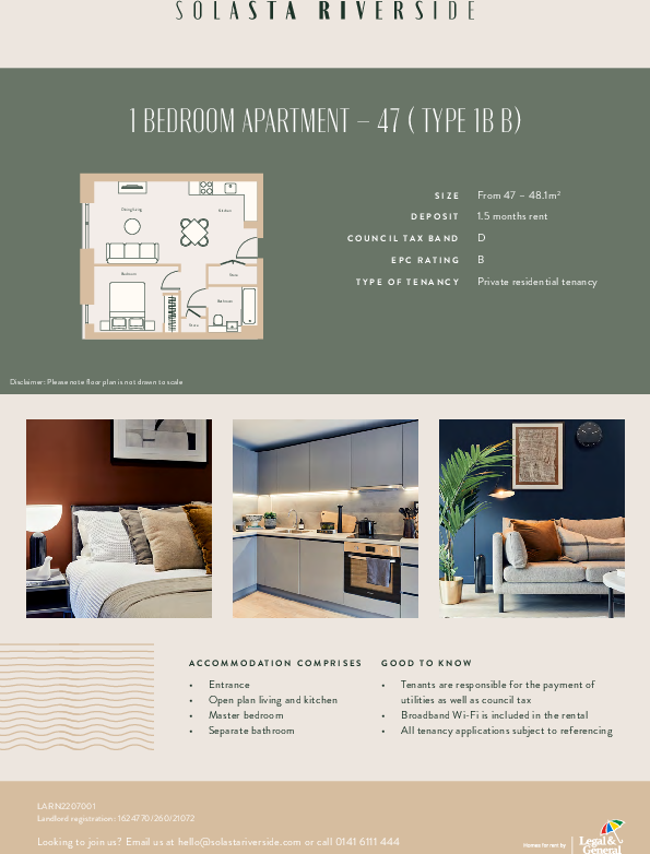 Clyde Place, Glasgow, G5 floorplan