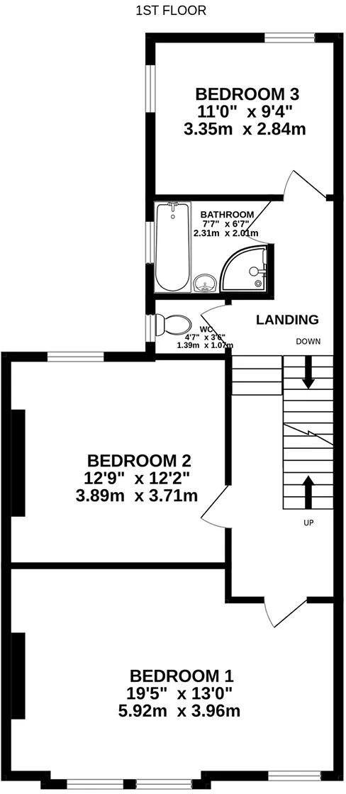117, Woodbourne Road, Douglas floorplan