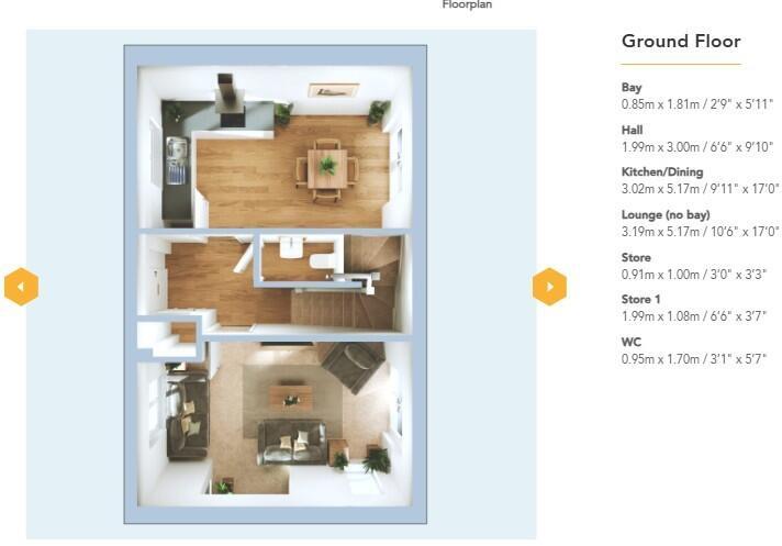 Cotton Green, 
Stoneleigh Street.
Oldham floorplan