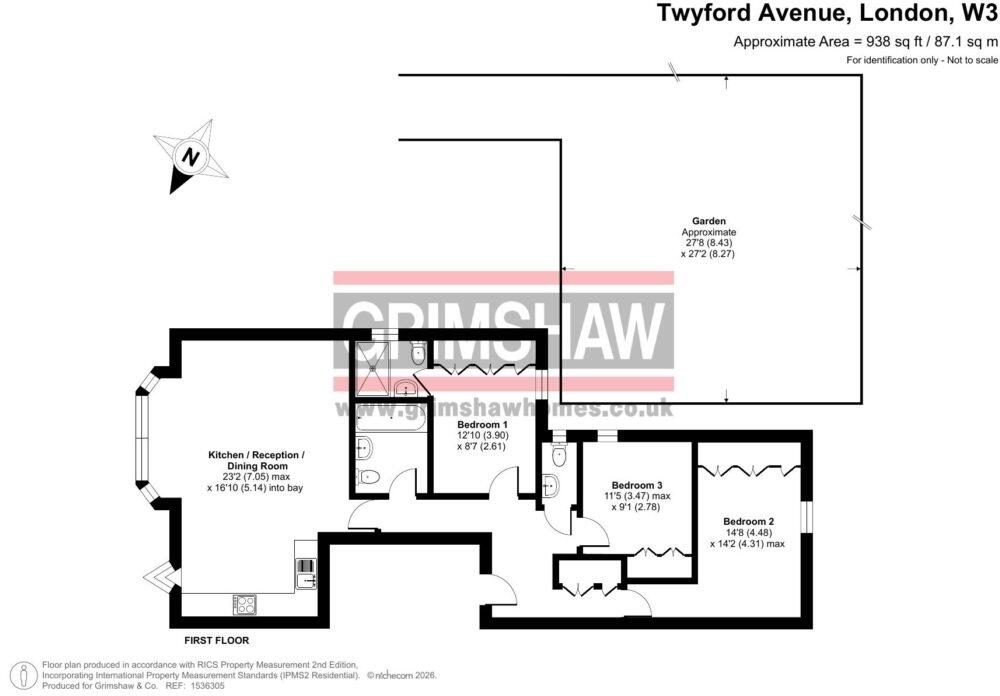 Twyford Avenue, West Acton, W3 floorplan
