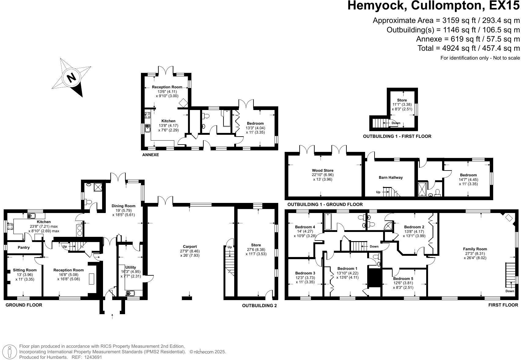 Hemyock, Cullompton, Devon floorplan