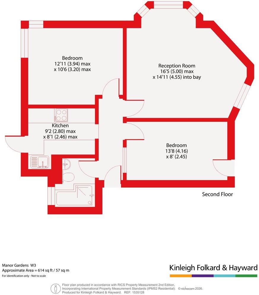 Manor Gardens, Acton, London, W3 floorplan