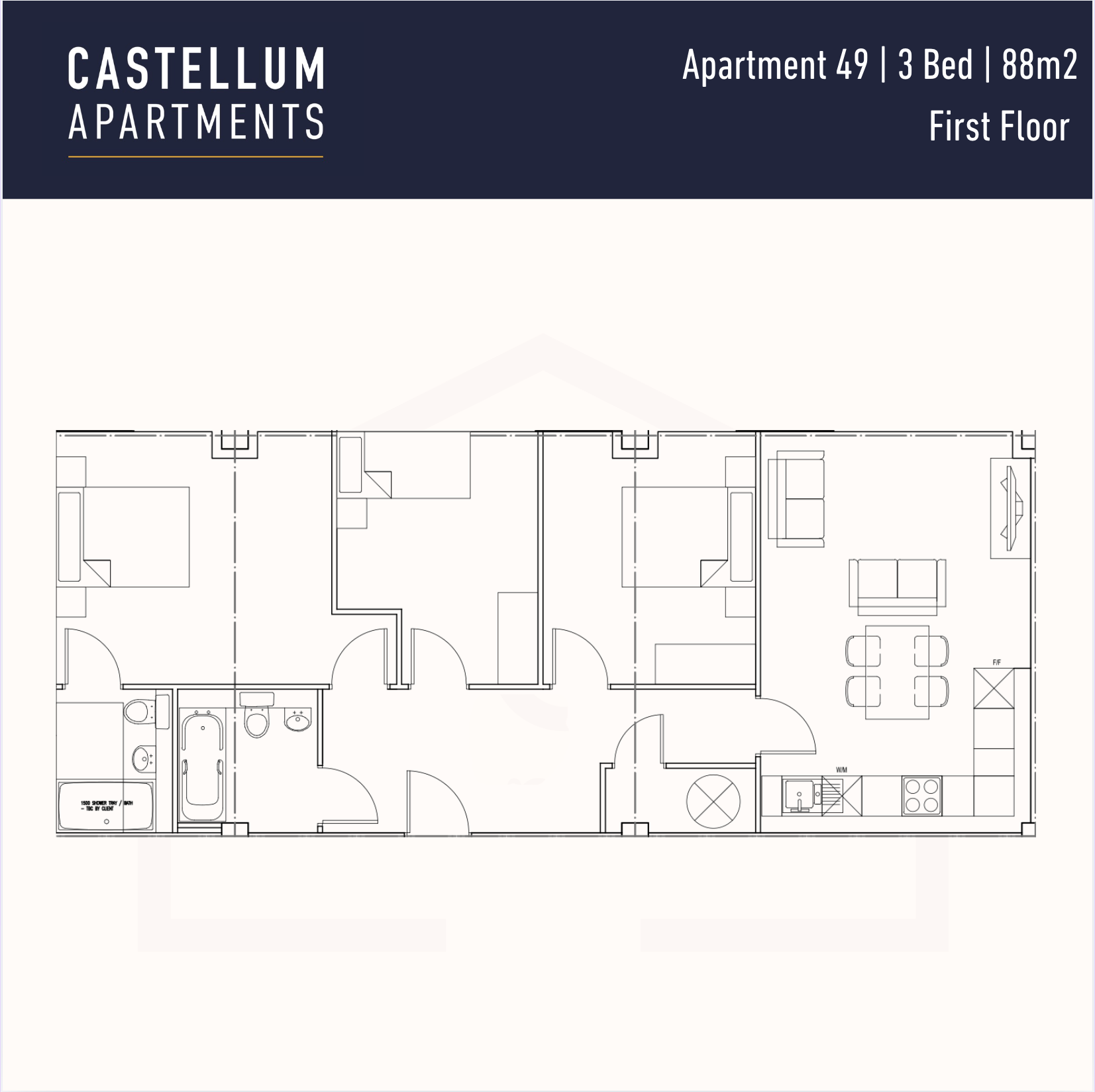 - Castellum Apartments - Fowler Road, Aylesbury, Buckinghamshire, HP19 floorplan