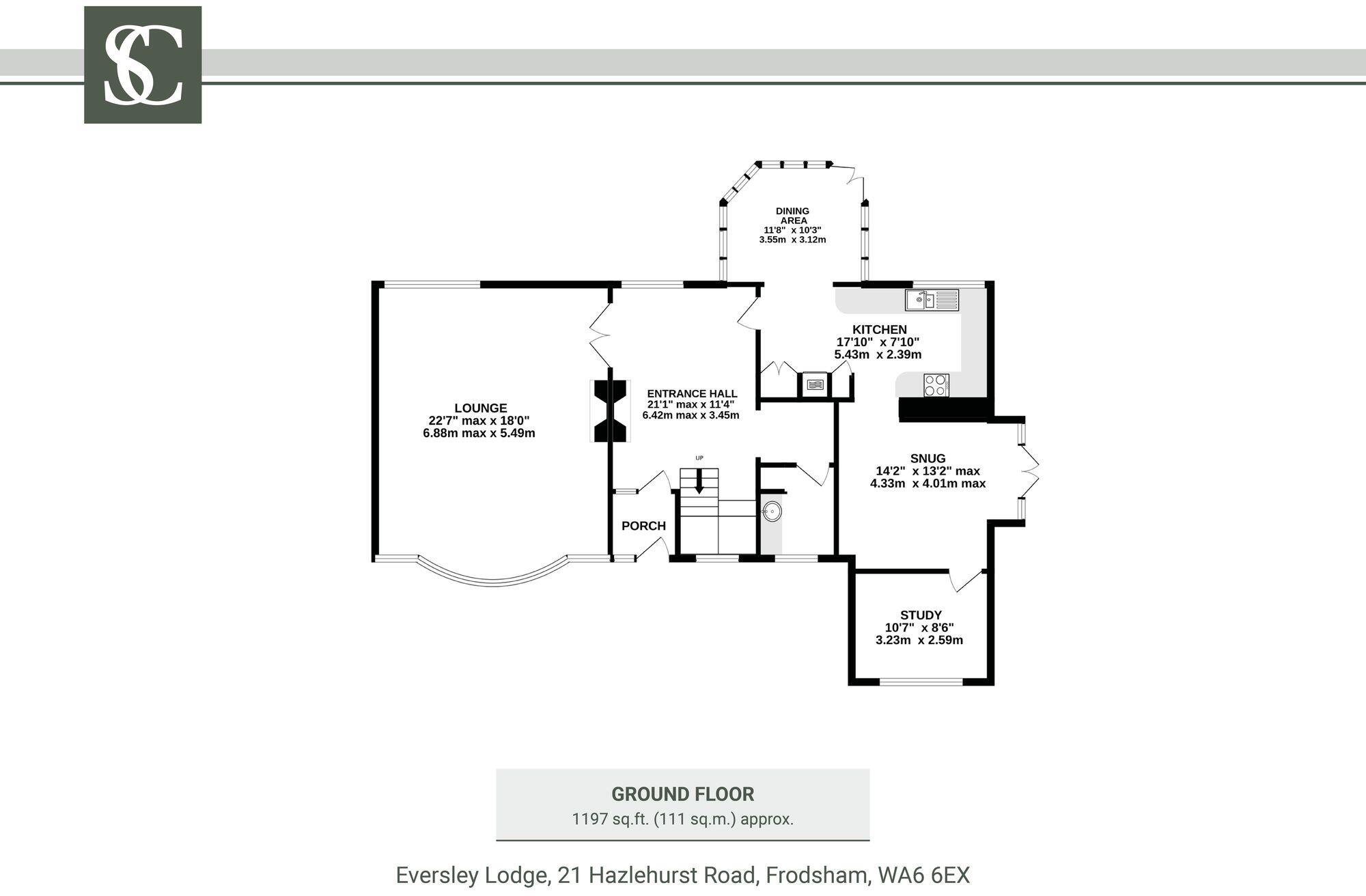 Eversley Lodge, 21 Hazlehurst Road, Frodsham, WA6 6EX floorplan