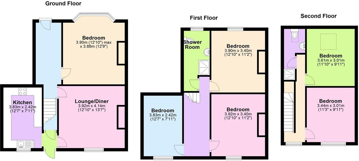 23 Hoole Road, Broomhill, Sheffield floorplan