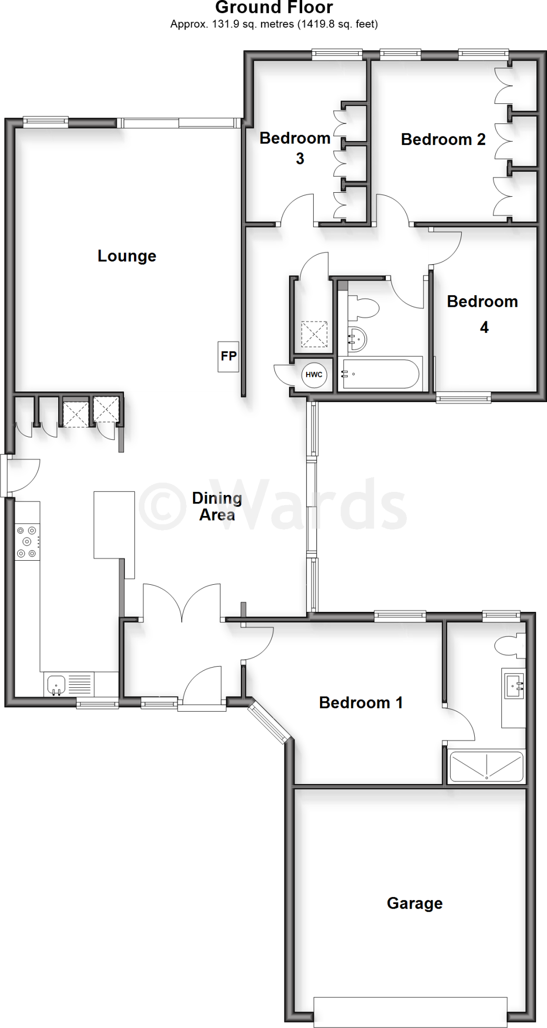 Vicarage Lane, Canterbury, Kent floorplan