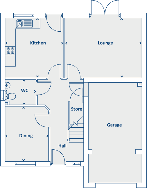 Farington Mews, Leyland, Phase 2, Farington, Lancashire, PR26 6PN floorplan