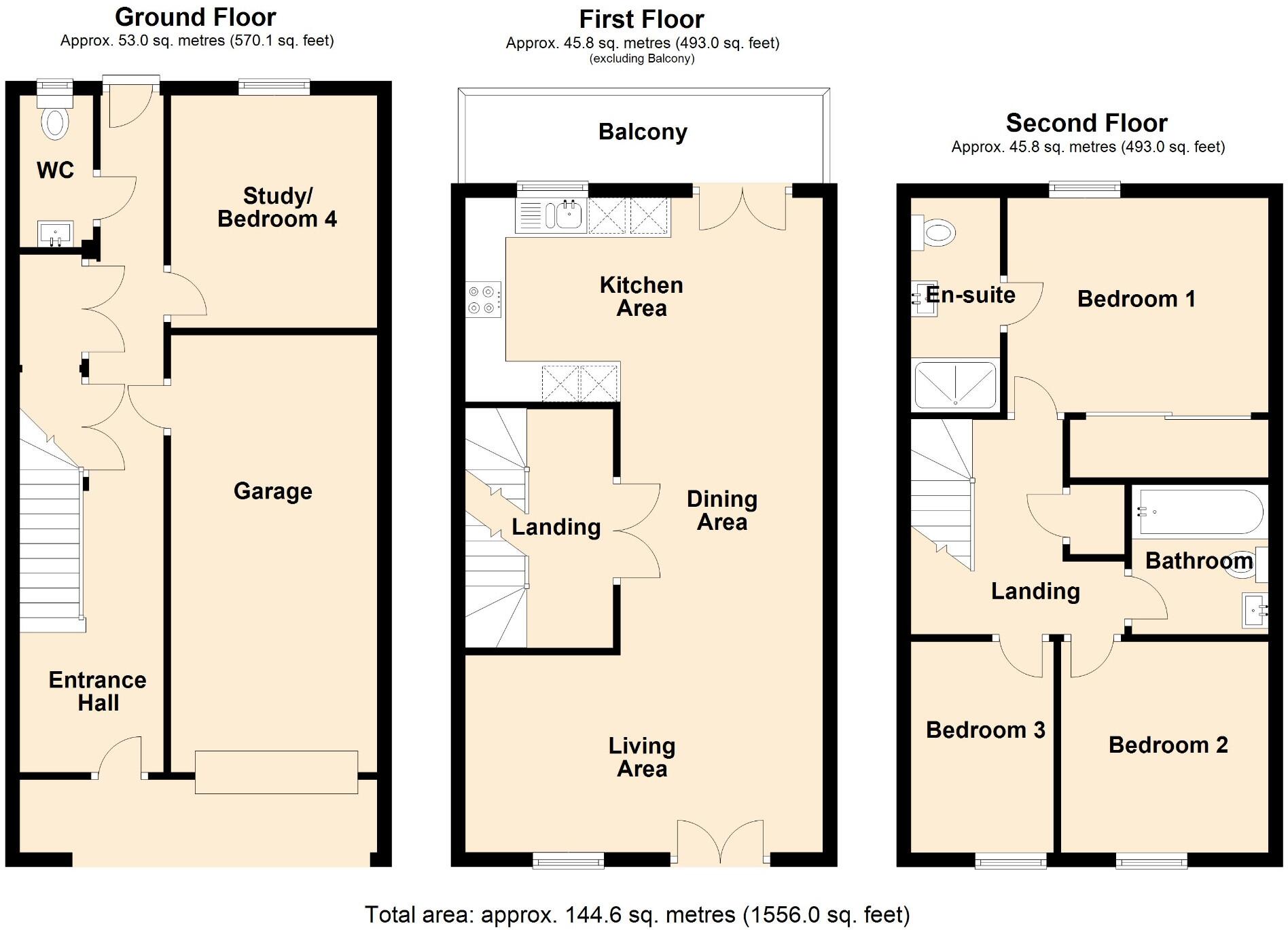 Waterside Mews, Trowbridge floorplan