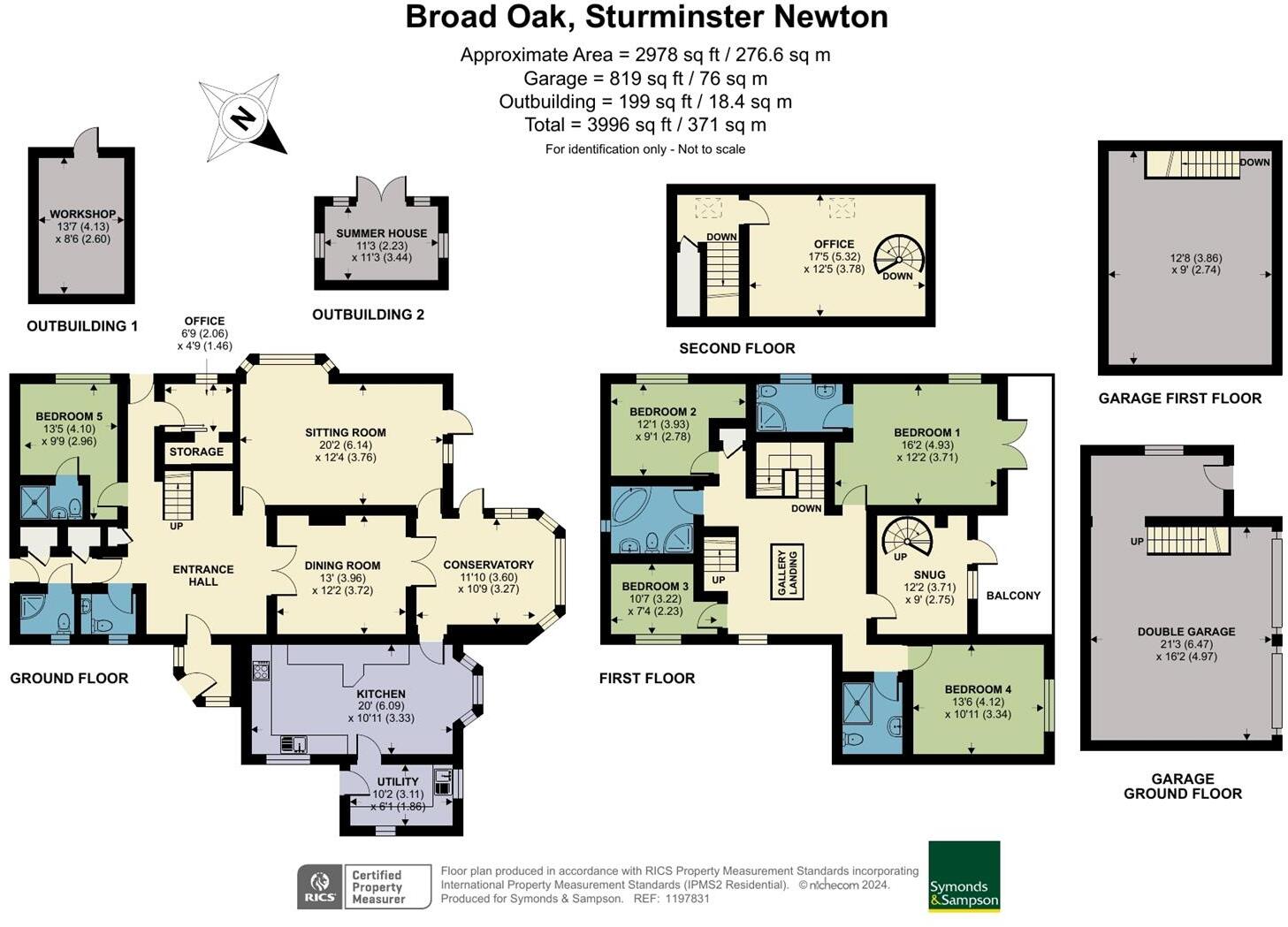 Broad Oak, Sturminster Newton floorplan