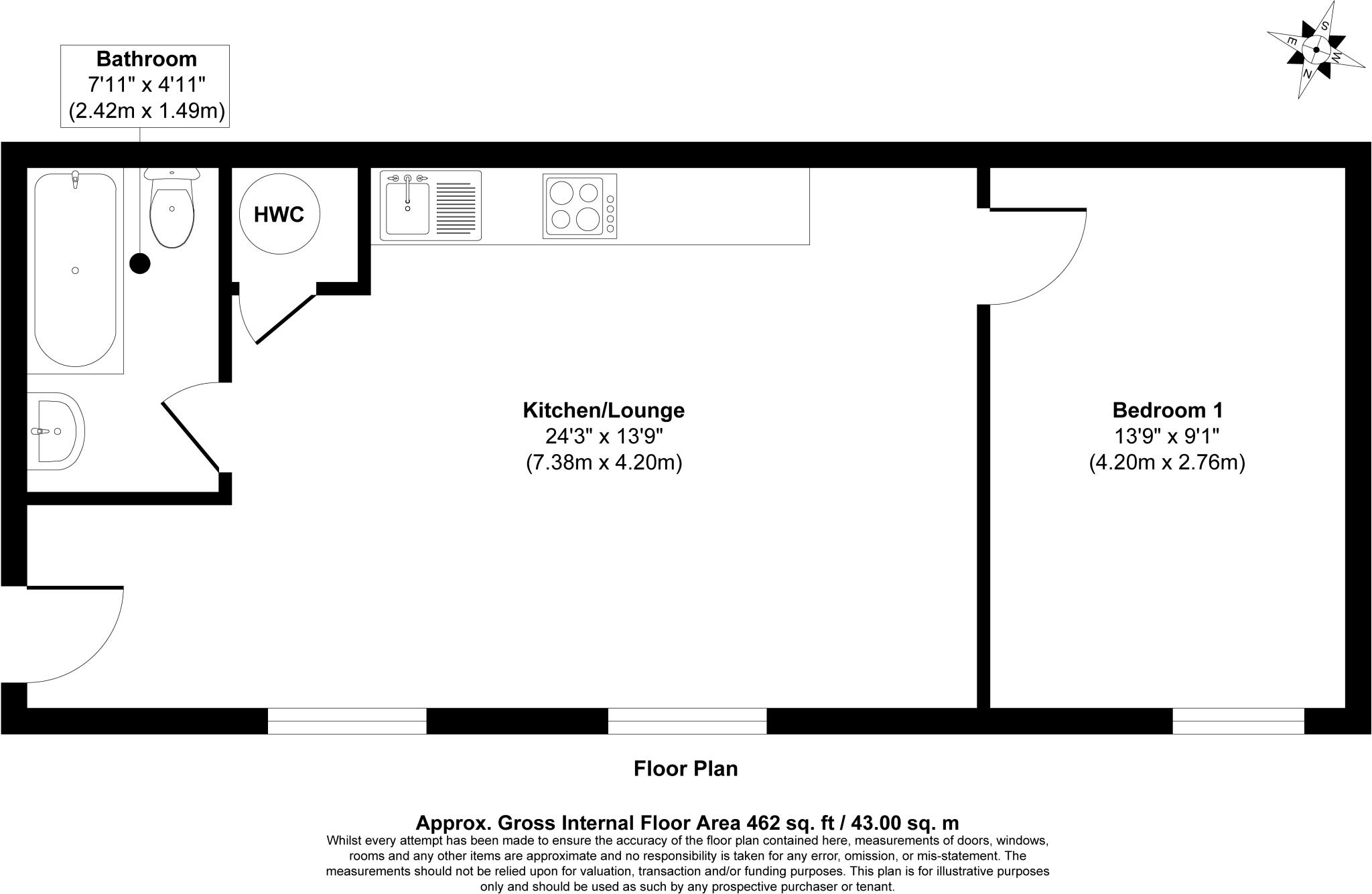 Tavistock House, Tavistock Street, Bletchley, MILTON KEYNES, MK2 2PG floorplan