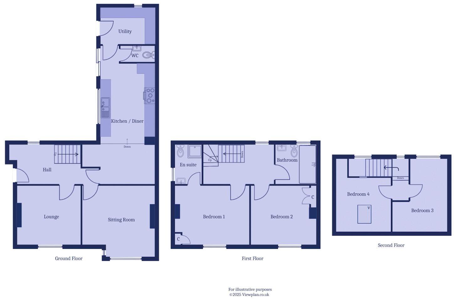 Lewis Road, Llandough floorplan