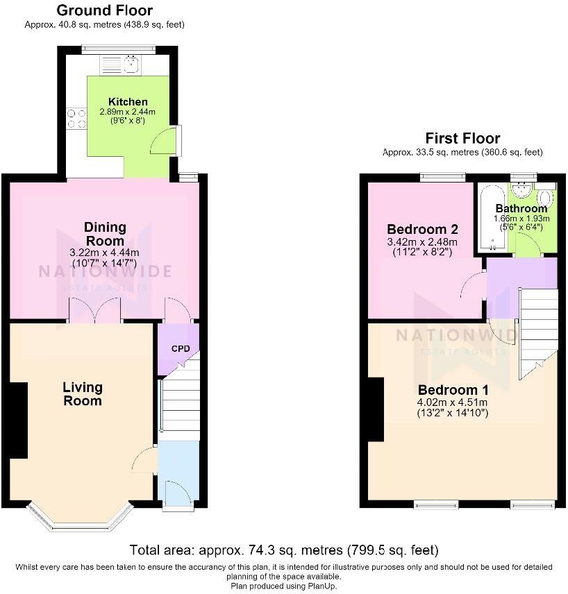Lyons Lane, Chorley, PR6 0PT floorplan