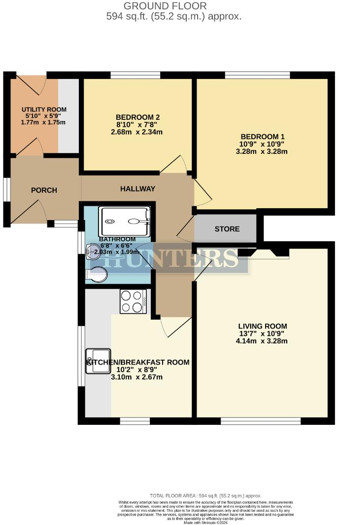 Burns Drive, Chapeltown, Sheffield floorplan