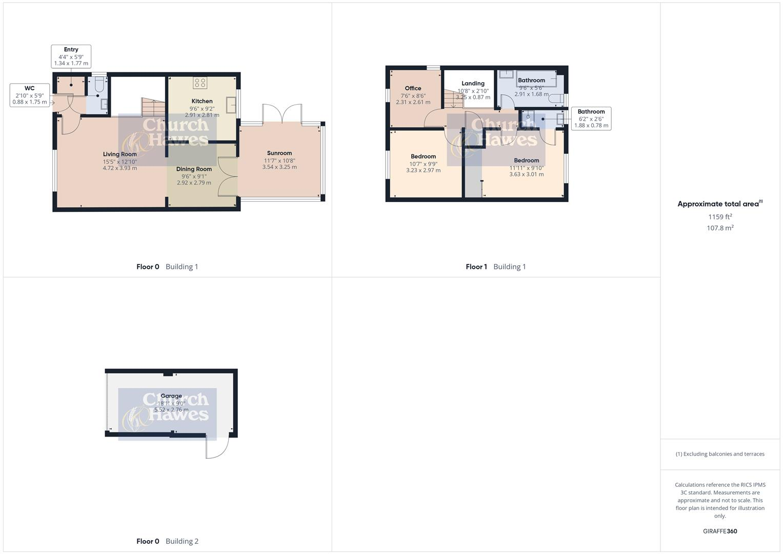 Carisbrooke Drive, South Woodham Ferrers, Chelmsford floorplan