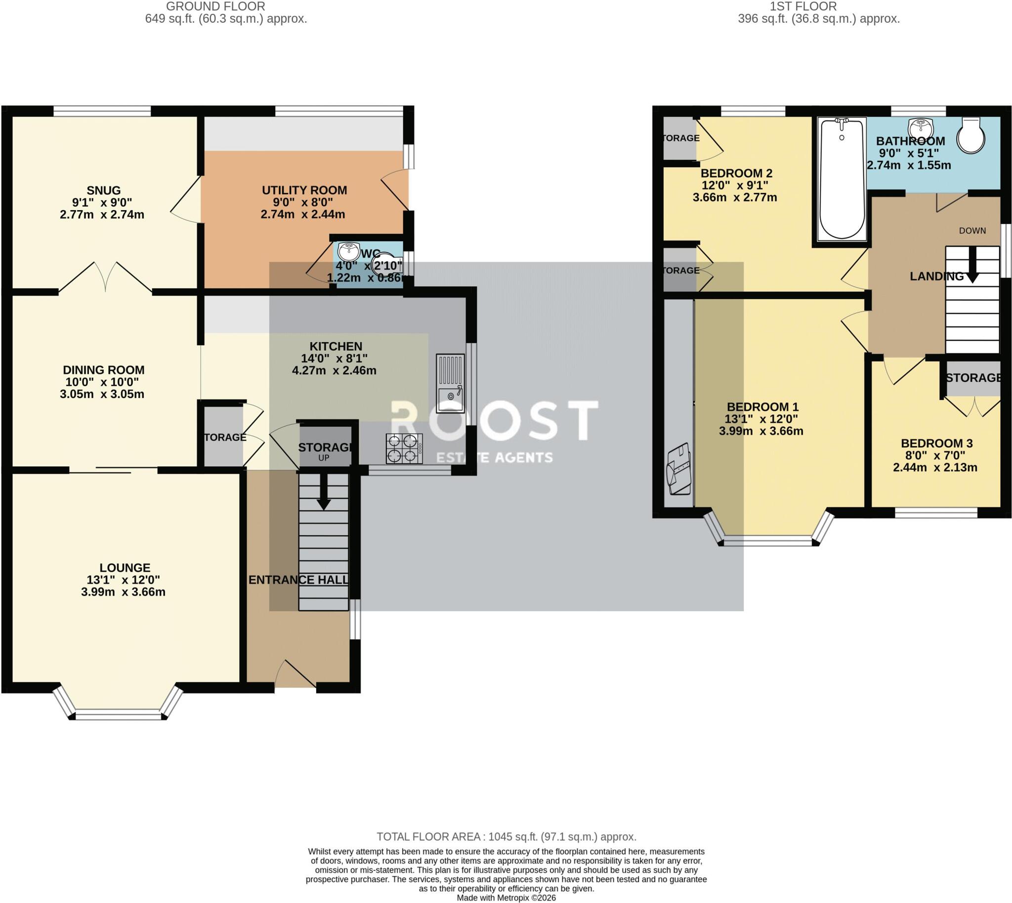 Pelham Road, Immingham floorplan