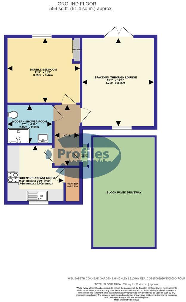 Elizabeth Coxhead Gardens, Hinckley floorplan