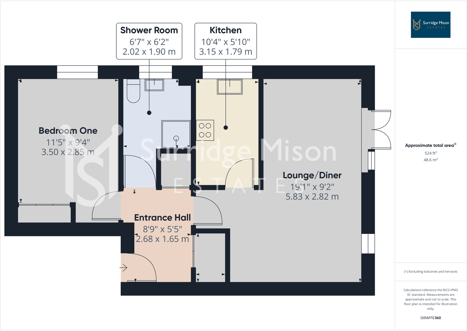Church Bailey, Westham, Pevensey, East Sussex, BN24 floorplan