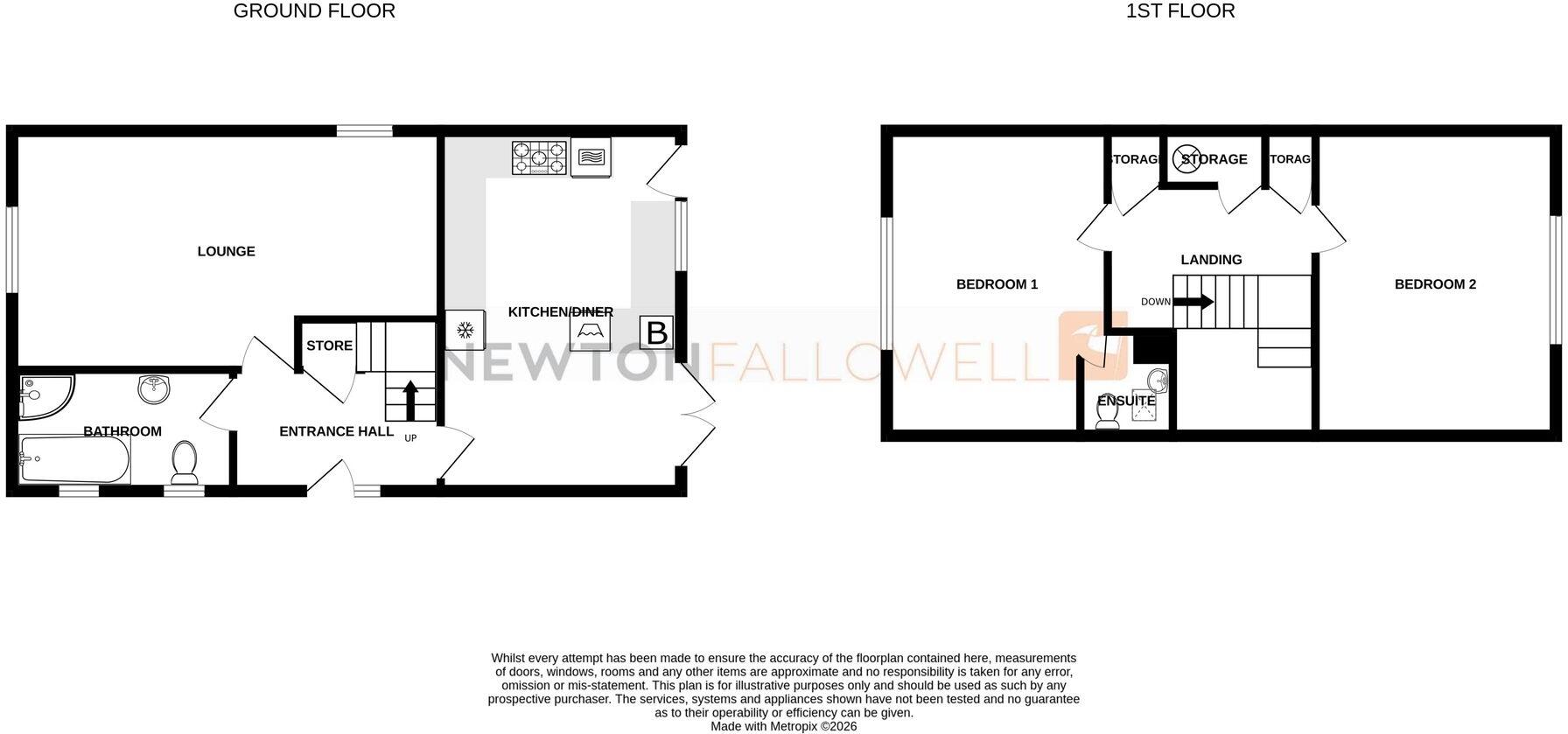Chestnut Close, Bottesford, NG13 floorplan