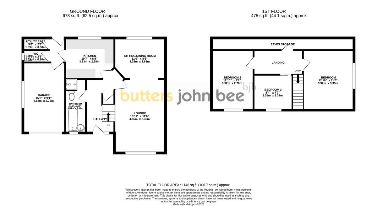 Meadow Way, Church Lawton floorplan