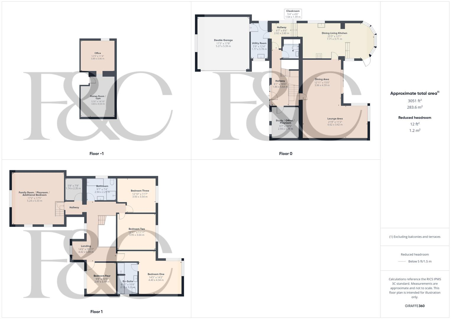 Lower Maples, Shipley, Derbyshire floorplan
