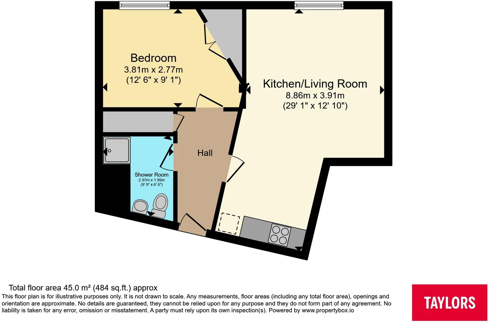Bute Terrace, CARDIFF, South Glamorgan, CF10 floorplan