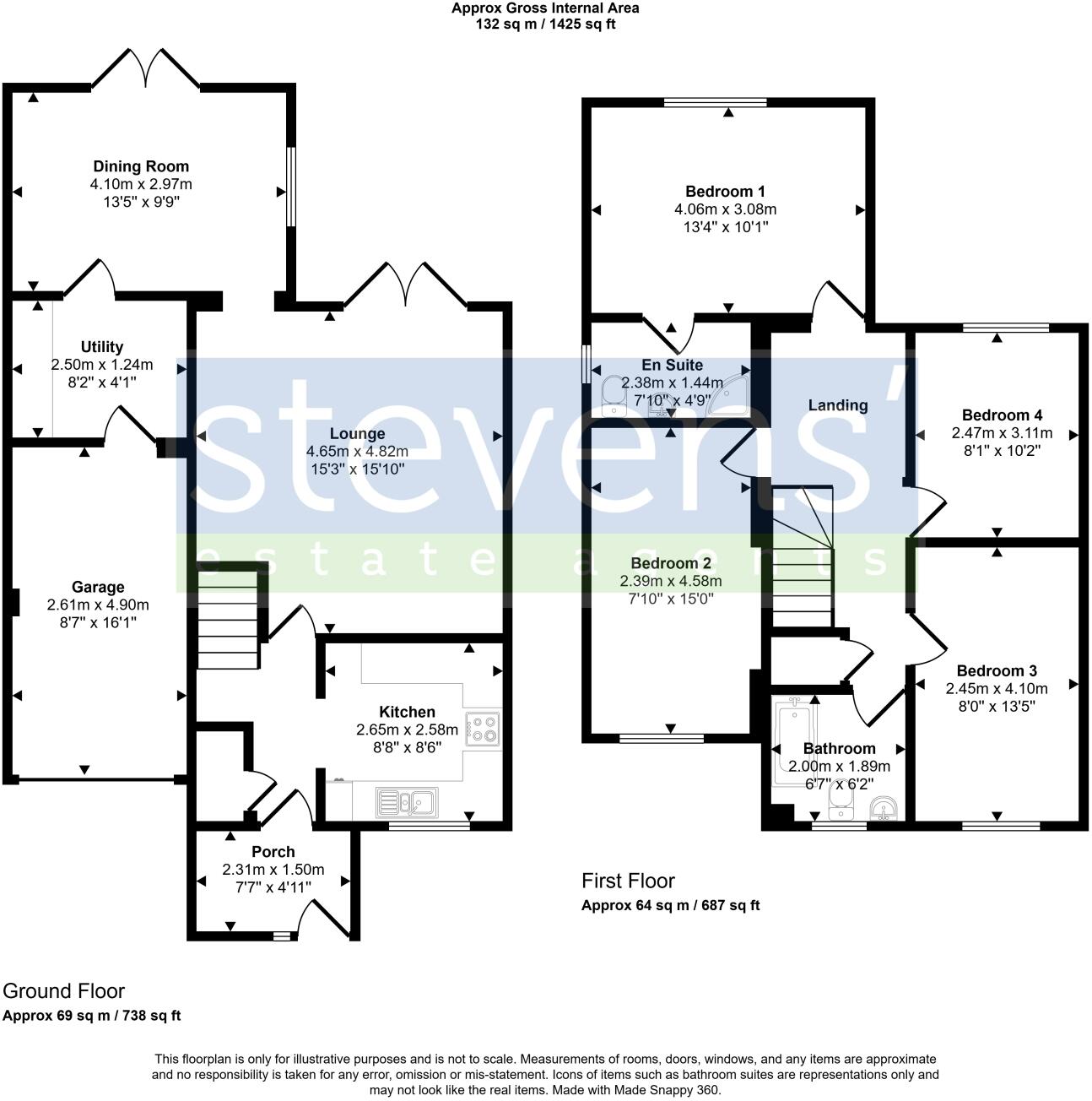 Leaholes Avenue, Okehampton, Devon, EX20 floorplan