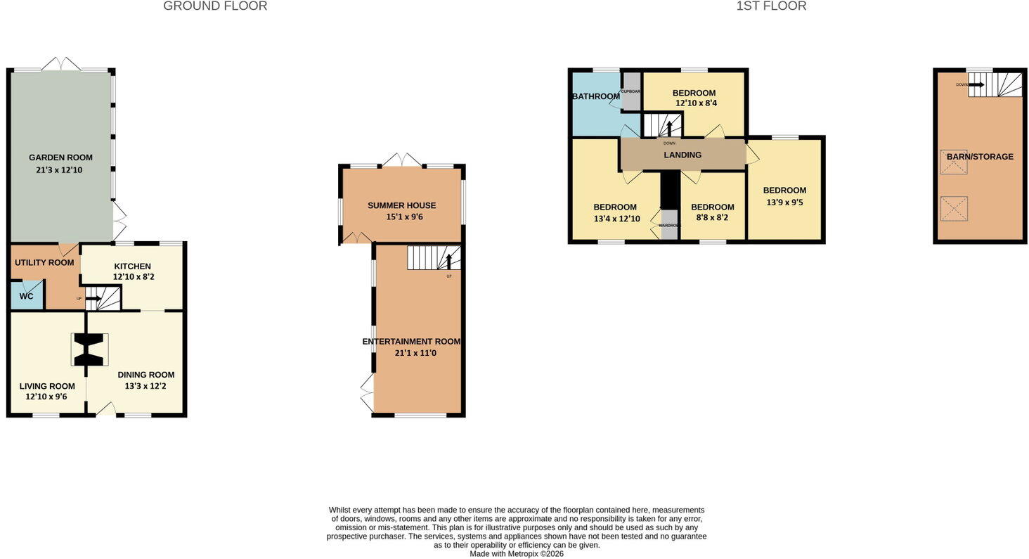 Period Property with a wealth of original features, Damgate Street, Wymondham, NR18 floorplan
