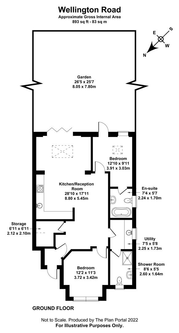 Wellington Road, W5 floorplan