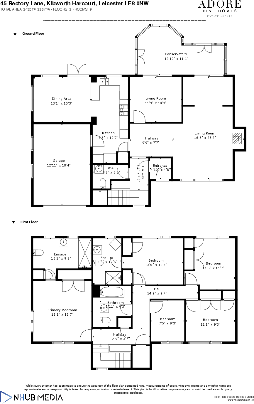 Rectory Lane, Kibworth, LE8 floorplan