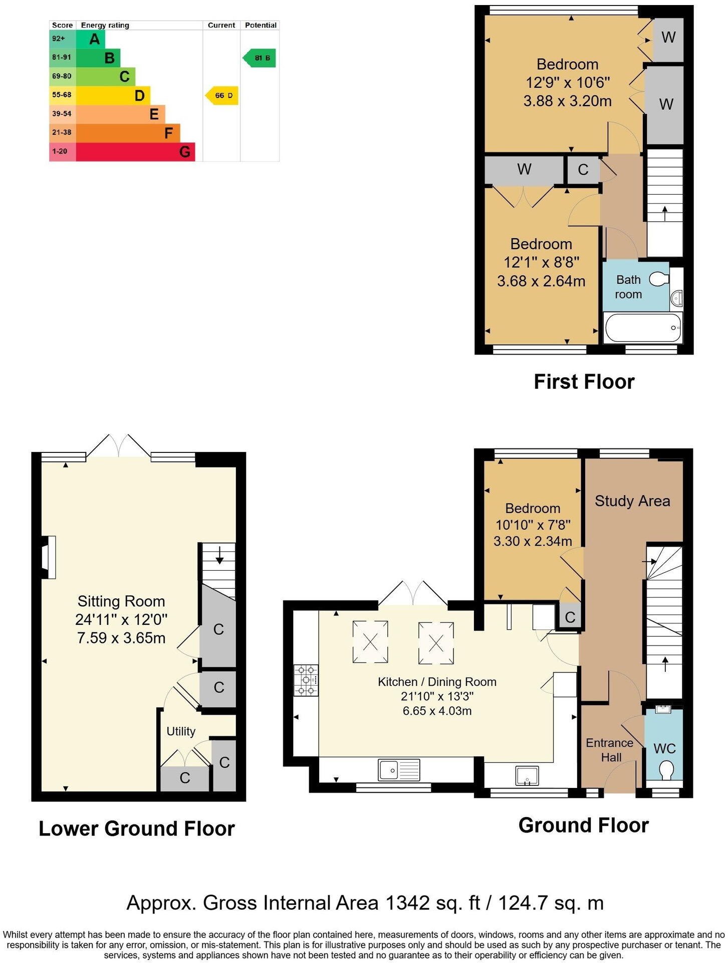 High Beeches, Tunbridge Wells floorplan