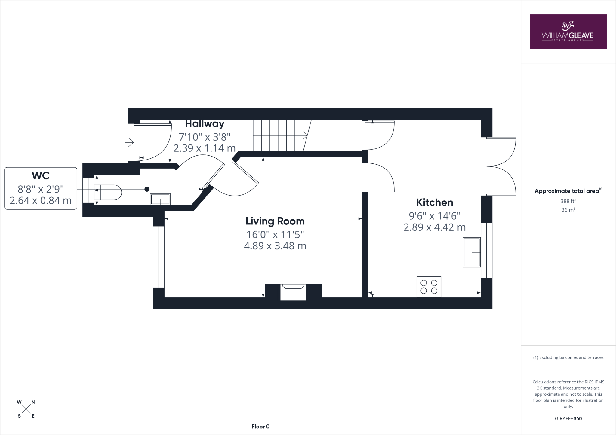 St. Davids Court, Connah's Quay, Deeside, Flintshire, CH5 floorplan