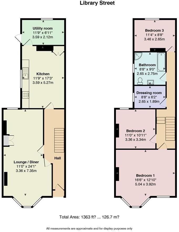 Library Street, Canton, Cardiff floorplan
